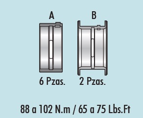 COJINETES DE BANCADA MORESA